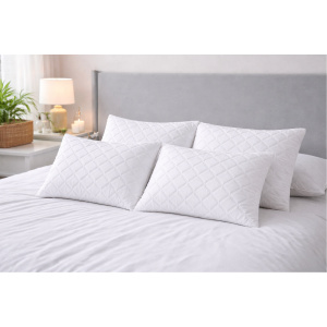 Set 4 Perne Matlasate 50x70cm Microfibra Soft-Touch