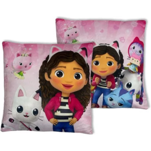 Față de pernă cu ambele fete imprimate cu Gabby's Dollhouse-40x40 cm