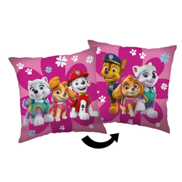set fata de perna Patruula Catelusilor +perna matlasata 40 x40 cm