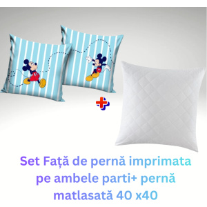Set Față de pernă Mickey3+ pernă matlasată 40 x40 (1024 x 1024 px)
