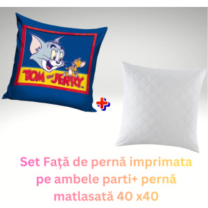 Set-Fata-de-perna-To-Jerry-perna-matlasata-40-x40