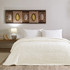 Patura pentru Pat Doressa Deluxe 220 x 240 cm, Culoare Ecru