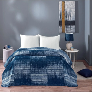 Patura Ziggy Lacivert TAC 200 x 220 cm Bumbac și Acril