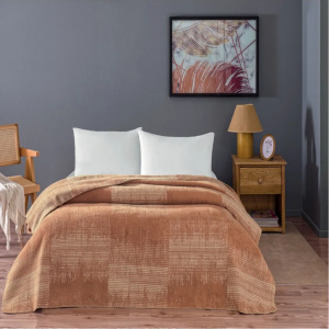 Patura Ziggy Taba TAC 200 x 220 cm Bumbac și Acril