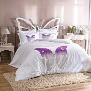 Lenjerie de Pat Glow Fosforescentă Premium – Bumbac Satinat DELUXE