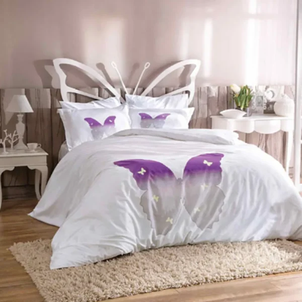 Lenjerie de Pat Glow Fosforescentă Premium – Bumbac Satinat DELUXE