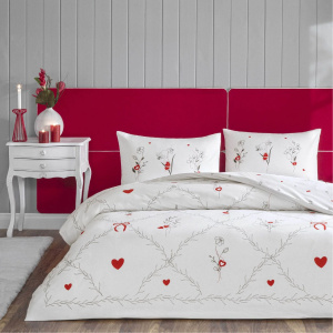 Lenjerie de Pat Amoura Fosforescentă Premium – Bumbac 100% Ranforce