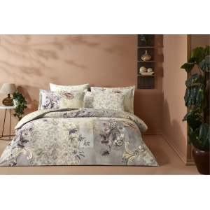 Lenjerie TAC King Size 6 piese bumbac dublu satinat Elegance Premium GAULM