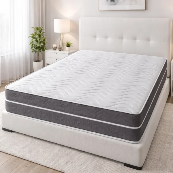 Saltea Ortopedică Air Comfort 20 cm – Air Flow, Spumă Poliuretanică D25, Husă Lavabilă, Fermitate Medie