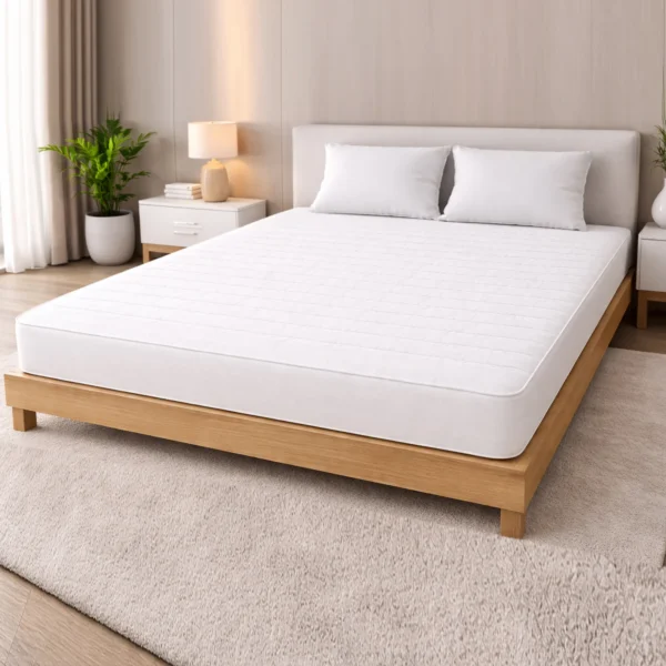 Saltea Ortopedică Economy Comfort 13 cm – Spumă Poliuretanică D20, Husă Lavabilă Matlasată, Fermitate Medie