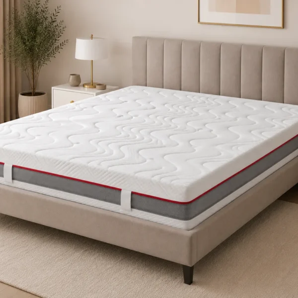 Saltea Ortopedică 23 cm Fermă – Burete Poliuretanic , Husă Detașabilă Matlasată | Confort și Susținere Optimă - imagine 2