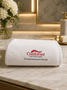 Prosop Hotelier Luxury 50x90 cm 600 g/mp din 100% Bumbac Pieptănat Prosop Luxury 50x90 cm 600 g/mp | Bumbac Pieptănat